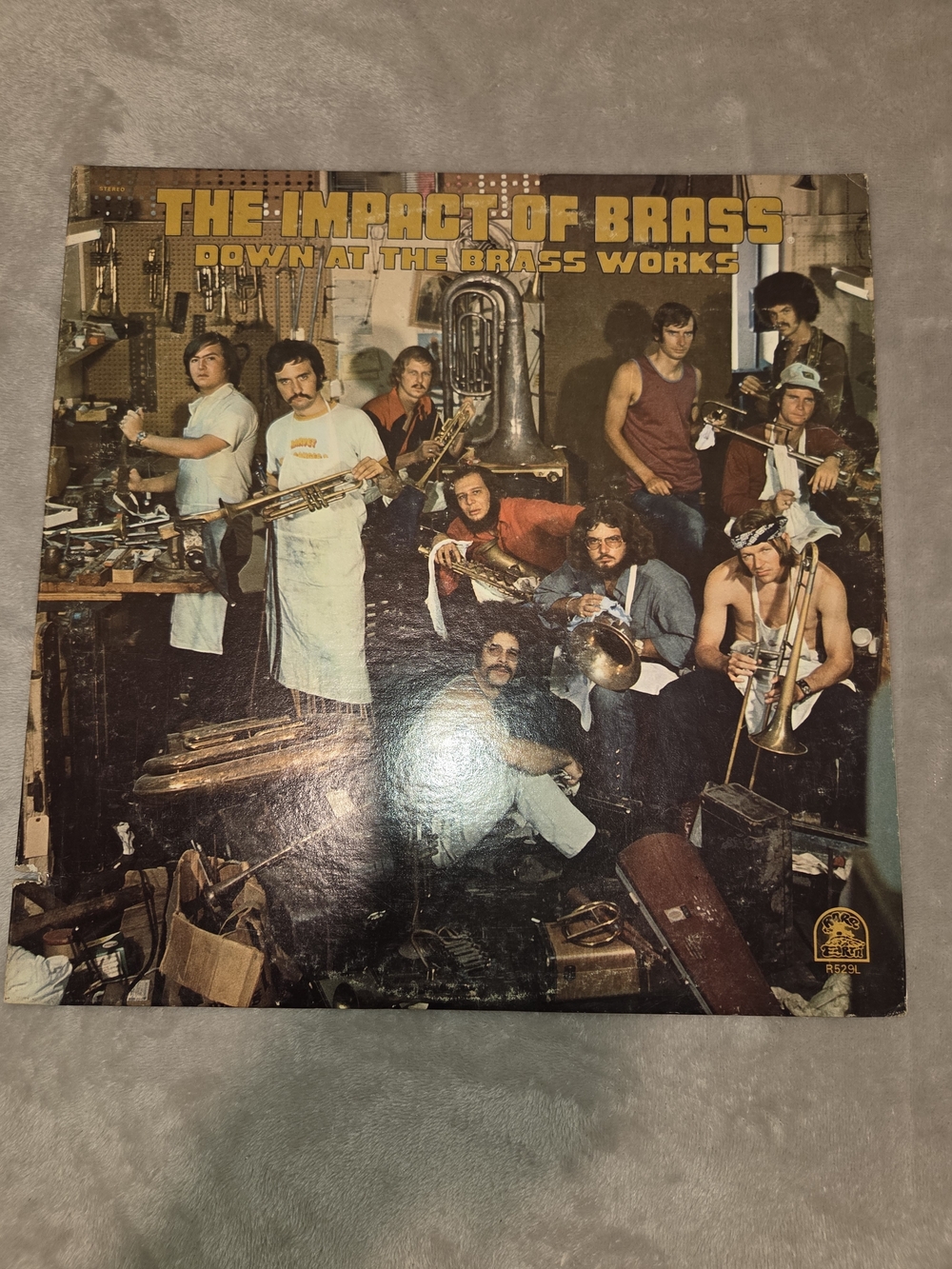 Vintage 'The Impact of Brass' Vinyl Album 1971 Motown Rare Earth